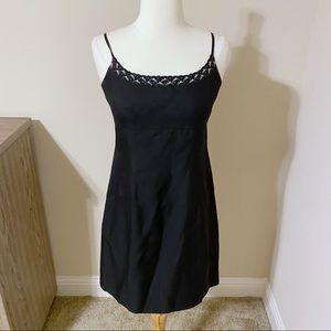 Vintage Ann Taylor Floral Embroidered Mini Dress 2P